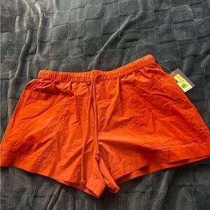 Universal Thread Women's Vibrant Orange Athletic Shorts